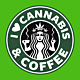 I love cannabis and coffeee