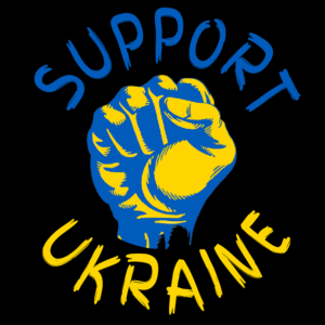 Stay Strong-Support Ukraine Ukrain flag Letters