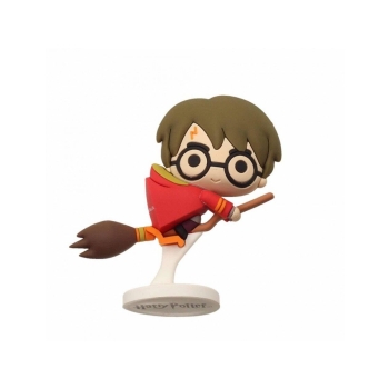 Harry Potter Pokis Rubber Minifigure Harry PotterNimbus Red Cape 6 cm