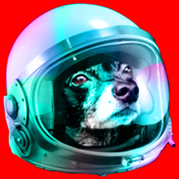 Astronaut Space Dog