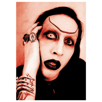 Marilyn Manson - Portrait Stamp 1