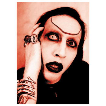 Marilyn Manson - Portrait Stamp 1