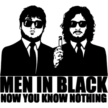 Men in black now you know nothing