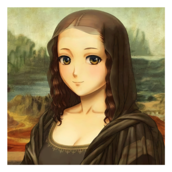 Mona Lisa in anime