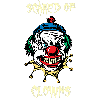 scrared of clowns